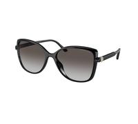 Michael Kors Donna MK2181U MALTA 30058G Occhiali da sole Iniettato Nero Grigio Farfalla Normale Sfumato