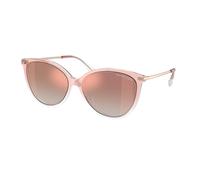 Michael Kors Donna MK2184U DUPONT 32556F Occhiali da sole Iniettato Rosa Oro Cat Eye Normale Sfumato