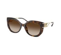 Michael Kors Donna MK2236U ALICANTE 300613 Occhiali da sole Iniettato Tartaruga Marrone Cat Eye Normale Sfumato