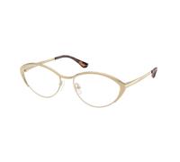 Michael Kors Donna MK3095 SANTA FE 1014 Montature da vista Metallo Oro Trasparente Rotonda Normale