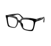 Michael Kors Donna MK4119U NASSAU 3005 Montature da vista Acetato Nero Trasparente Squadrata Normale
