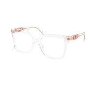 Michael Kors Donna MK4119U NASSAU 3015 Montature da vista Acetato Trasparente Trasparente Squadrata Normale