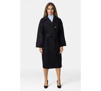 Michael Kors Double Breasted Oversized Belted Trench Coat In Black Taglia: M | Trench Outlet | Donna | Nero