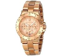 Michael Kors Dylan Rosa Color Oro + Cronografo Quadrante + Data Mini Watch