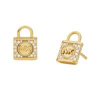 Michael Kors - Orecchini da donna Premium Kors MK in argento sterling tonalità oro, MKC1628AN710