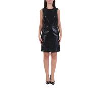Michael Kors - Fitted Faux Leather Dress - -Dresses -Donna -Nero -M