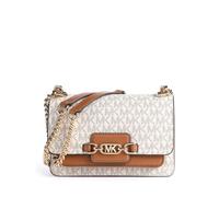 Michael Kors Heather Borsa a tracolla avorio/marrone, canvas, donna