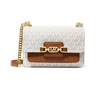 Michael Kors Heather Borsa a tracolla avorio/marrone, canvas, donna