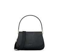 Michael Kors Holmes Messenger convertibile da donna Medium, Hardware color oro/Pelle/Nero, One Size