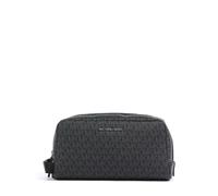 Michael Kors Hudson Toiletry Kit, Hardware in rodio lucido, nero