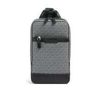 Michael Kors Hudson Borsa sling grigio,nero, pelle sintetica, uomo