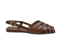 Michael Kors - Irene Woven Leather Slingback Sandal - - Shoes - Donna - Marrone - 39 EU