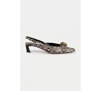 Michael Kors Jaden Kitten Sling Natural Taglia: 38.5 | Tacchi Alti Outlet | Donna