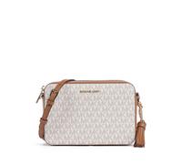 Michael Kors Jet Set Borsa a tracolla beige, pelle sintetica,tela, donna