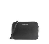 Michael Kors Jet Set Borsa a tracolla nero, pelle, donna