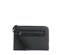Michael Kors Jet Set Borsa da polso nero, pelle sintetica, uomo