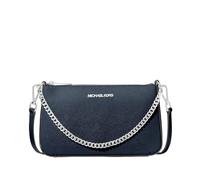 Michael Kors Jet Set Medium Saffiano Leather Crossbody Bag Navy