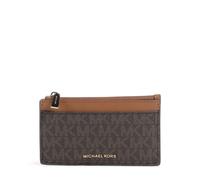 Michael Kors Jet Set Porta carte di credito marrone scuro, pelle sintetica, donna