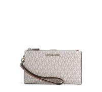 Michael Kors Jet Set Portafoglio bianco, tela, donna