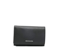Michael Kors Jet Set Large Portafoglio nero, pelle di vacchetta grana, donna