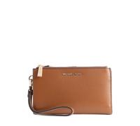 Michael Kors Jet Set Portafoglio marrone, pelle di vacchetta grana, donna