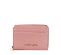Michael Kors Jet Set Portafoglio rosa, pelle granulata, donna
