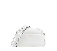 Michael Kors Jet Set Small Borsa a tracolla bianco, pelle di vacchetta grana, donna