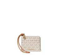 Michael Kors - Jet Set Small Signature Logo Card Case Wristlet - - Accessories - Donna - Beige - ONE SIZE