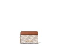 Michael Kors - Jet Set Small Signature Zip-Around Card Case - - Accessories - Donna - Beige - ONE SIZE