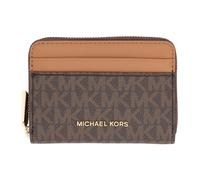 Michael Kors - Jet Set Small Zip-Around Coin Card Case - - Accessories - Donna - Marrone - ONE SIZE
