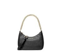 Michael Kors Jet Set Travel Small Pebbled Leather Convertible Crossbody Bag Black