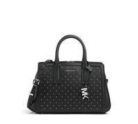 Michael Kors Laila Small Borsa a mano nero, pelle di vacchetta grana, donna