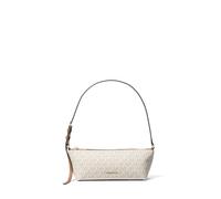 Borsa a spalla Laila Small in tela con stampa logo Michael Kors