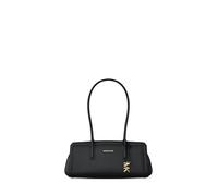 Michael Kors Laila Small Borsa a spalla nero, pelle granulata, donna