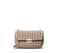Michael Kors Large Convertible Chain Shoulder Bag, Tribeca-Borsa a Tracolla Grande Convertibile a Donna, Hardware Color Oro/Betulla, One Size
