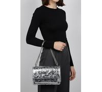Michael Kors Leather Shoulder Bag In Silver Taglia: OS | Borse a tracolla Outlet | Donna | Grigio