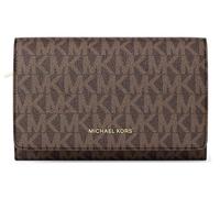 Michael Kors Jet Set Portafoglio marrone, pelle sintetica, donna