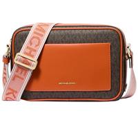 Michael Kors Lg Ew Pckt Xbody Borsa a Mano Donna 1x1x1, Hardware color oro/Punch arancione, One Size