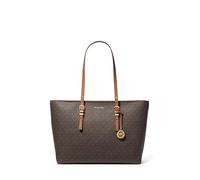 Michael Kors - Quinn Large Signature Logo and Leather Tote Bag - - Bags - Donna - Marrone - ONE SIZE