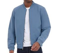 Michael Kors Lightweight Bomber Jacket, Wind And Water Resistant Giacca, Blu cambray Scuro, L Uomo