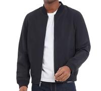 Michael Kors Lightweight Bomber Jacket, Wind And Water Resistant Giacca, Nero, S Uomo
