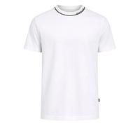 Michael Kors - Logo Rib Tee - - Tops - Uomo - Bianco - L