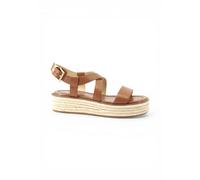 Michael Kors - Lynn Sandalo Espadrillas con Zeppa in Pelle - - Shoes - Donna - Marrone - 40 EU