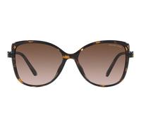 Michael Kors Malta Mk 2181u Occhiali Da Sole Donna Marrone Farfalla Marrone 57mm