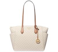 Michael Kors Marilyn Borsa shopper avorio/marrone, canvas, donna