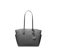 Michael Kors Marilyn Medium Signature Logo Tote Bag Black PVC