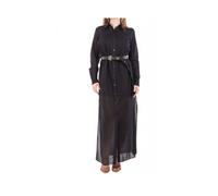 Michael Kors - Maxi Abito Camicia - - Dresses - Donna - Nero - S