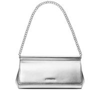 MK Pochette Carmine media in pelle martellata metallizzata - Argento - Michael Kors ONE SIZE