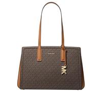Michael Kors Laila Borsa shopper marrone scuro, canvas, donna