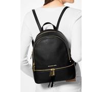 Michael Kors Rhea Zip Zaino nero, pelle, donna, 9L